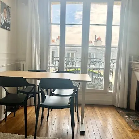 De Charme, Terrasse Et Vue Tour Eiffel Апартаменты